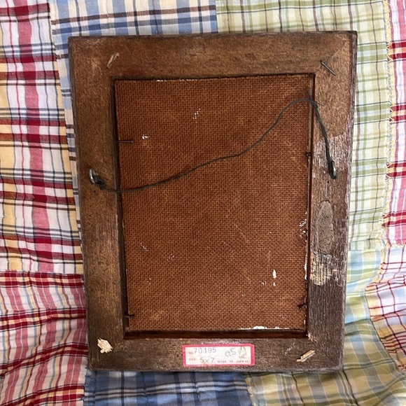 Vintage 1975 Painted Mushrooms Handmade Art Work Gold Frame Frances Moore - Picture 4 of 7